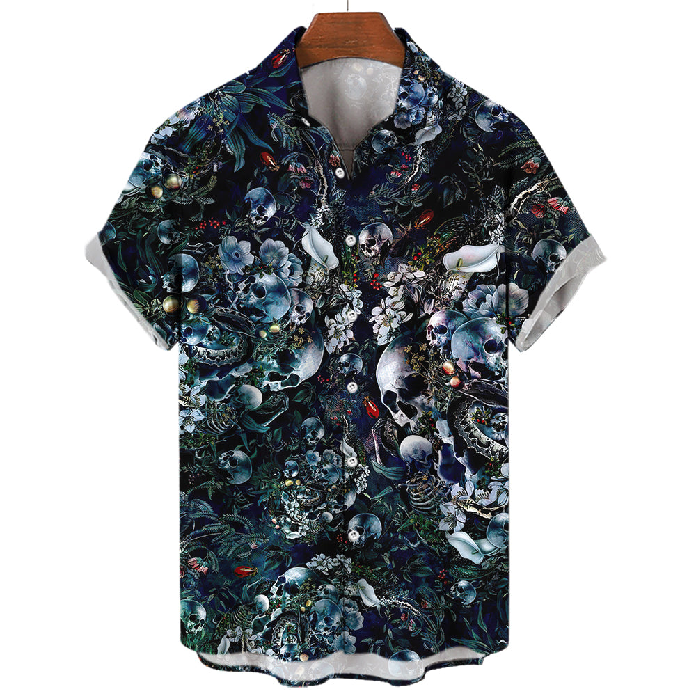 Hawaiian Skull Shirt