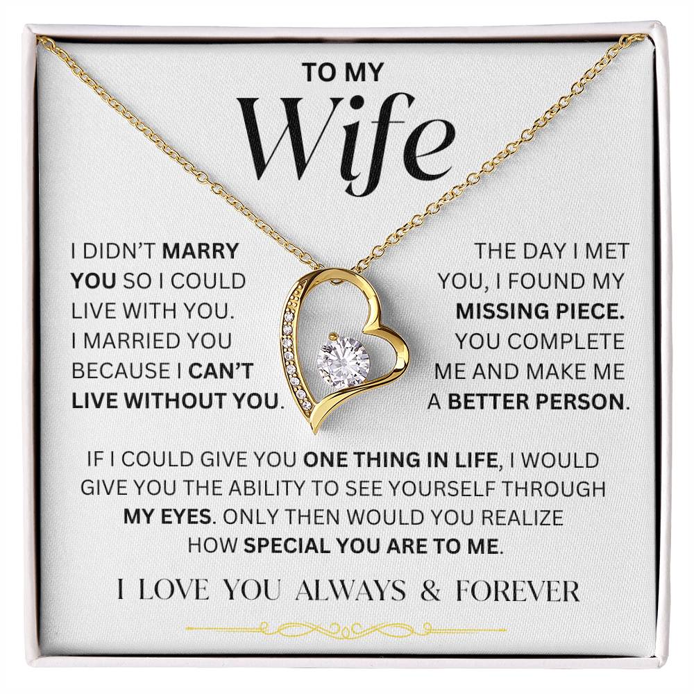 Wife - Forever Love Necklace