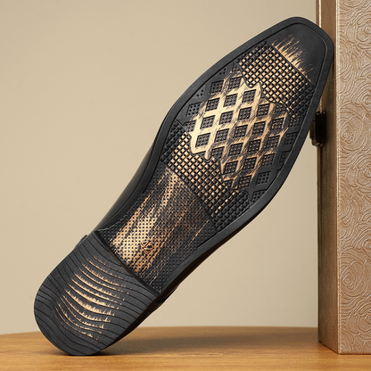 Salvatori Leather Brogue Dress Shoes