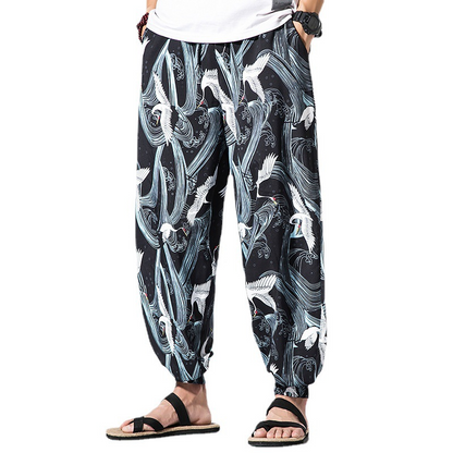 Kyoto Crane Pants