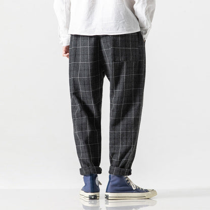Hudson Plaid Joggers