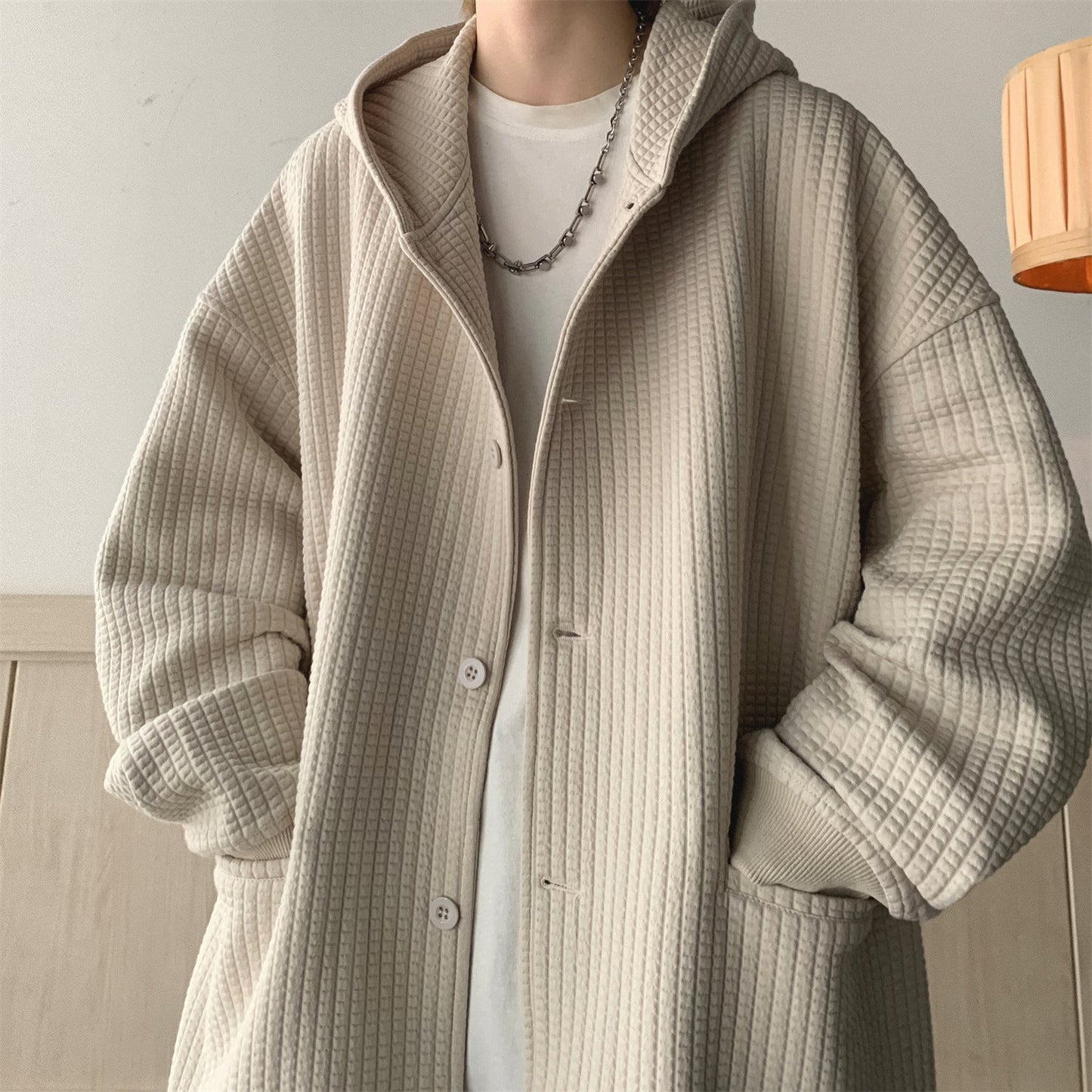 Hype Waffle Knit Cardigan